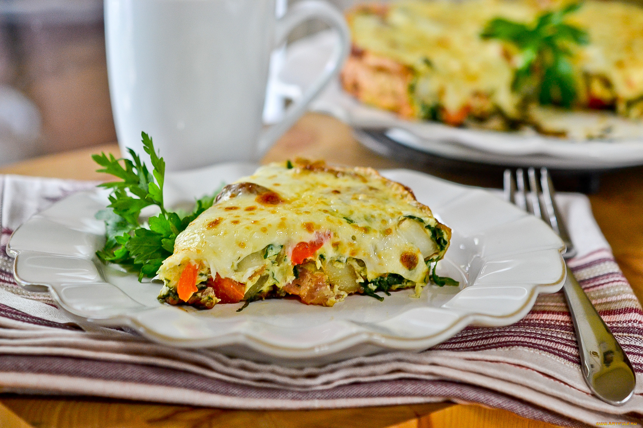 bacon and potato frittata, ,  , , 